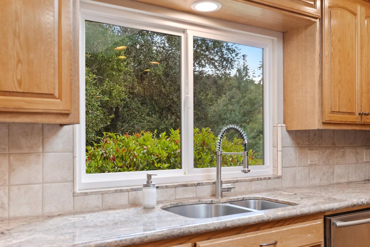 270 Estates Drive Ben Lomond, CA 95005 - Photo 58 of 61 a kitchen sink sitting next to a window
