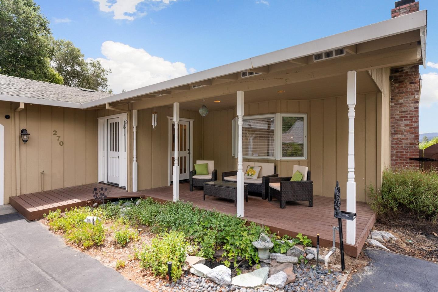 270 Estates Drive Ben Lomond, CA 95005 - Photo 8 of 61 a front view of a house with garden