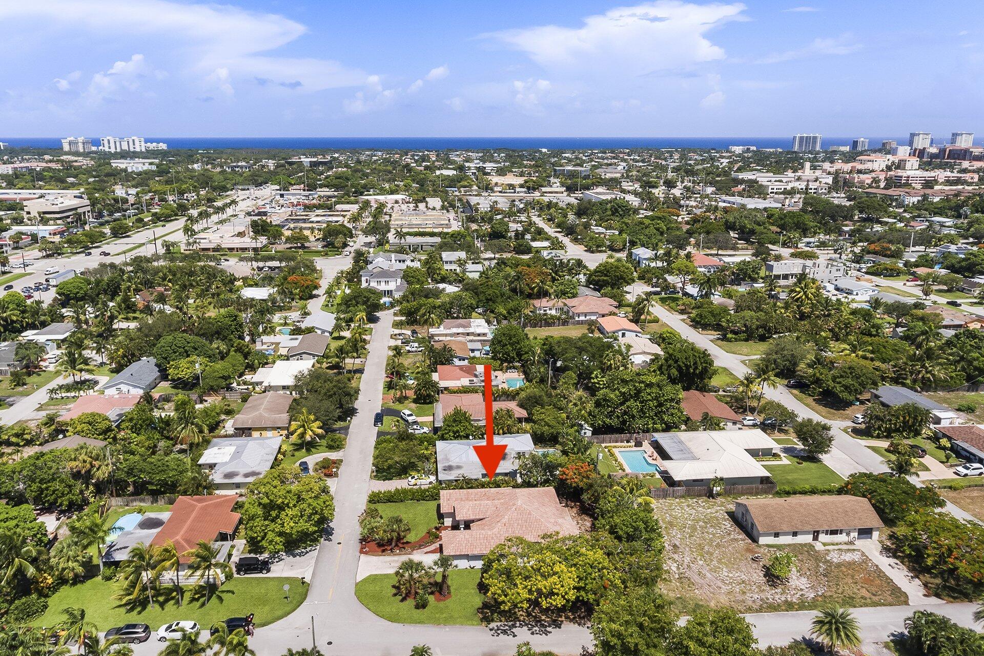 298 Northwest 11th Street Boca Raton, FL 33432 - Photo 2 of 21 an aerial view of residential building with outdoor space