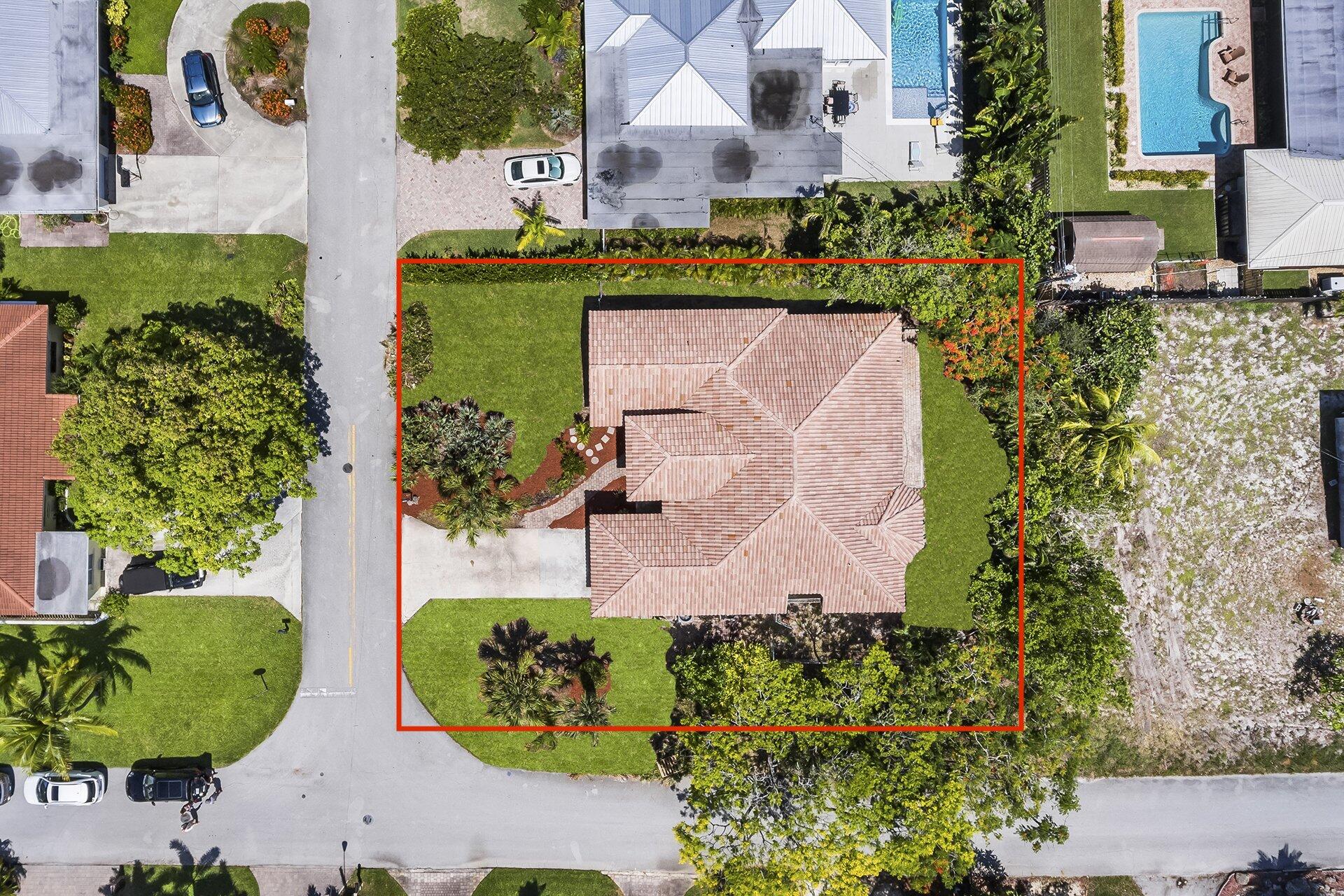 298 Northwest 11th Street Boca Raton, FL 33432 - Photo 3 of 21 an aerial view of multiple houses with yard
