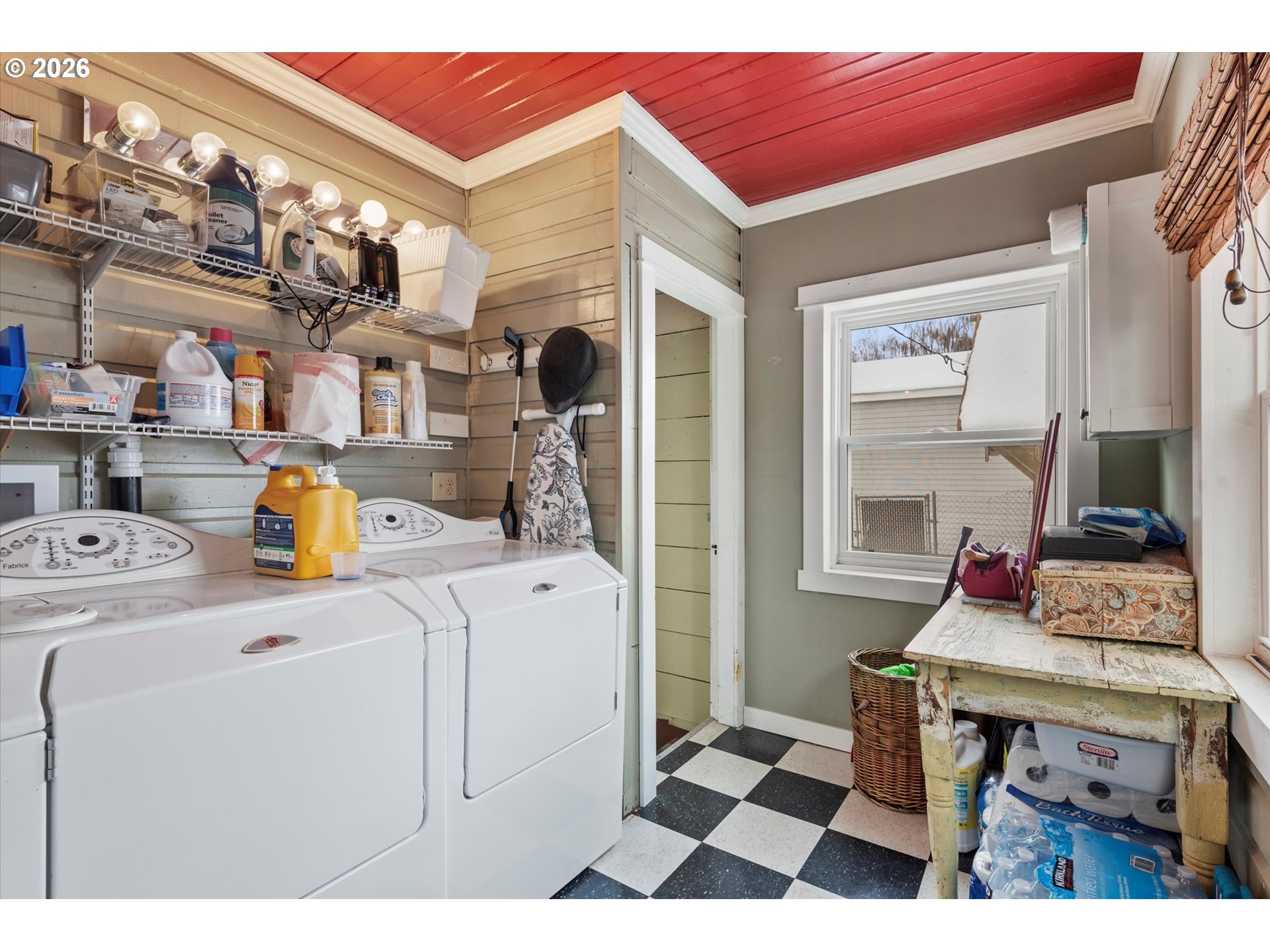 1439 3rd Street Baker City, OR 97814 - Photo 36 of 42 a living room with a baby crib furniture and a dining table