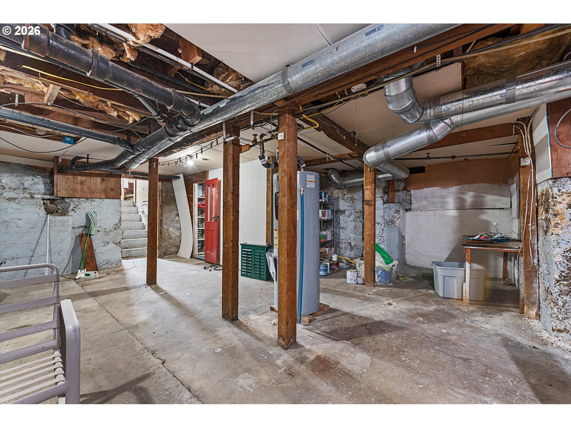 1439 3rd Street Baker City, OR 97814 - Photo 40 of 42 a view of an empty room with a refrigerator