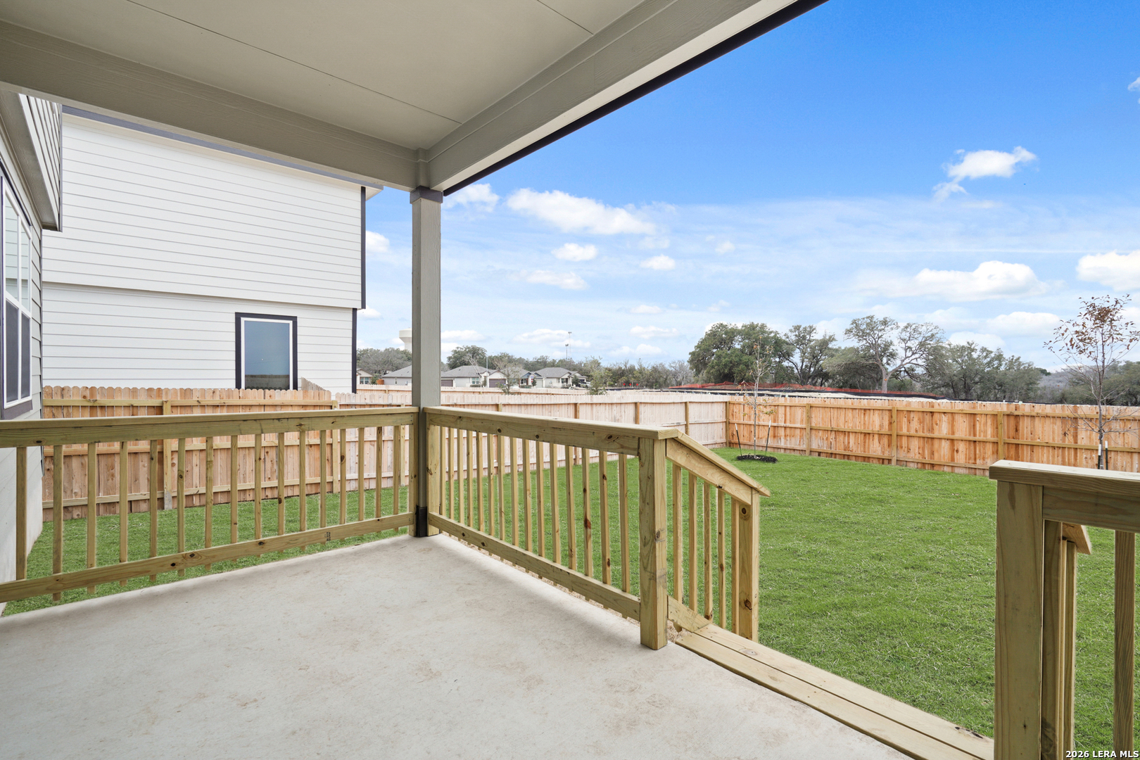 13627 Helton Pass St. Hedwig, TX 78152 - Photo 24 of 33 a view of a balcony with an ocean view