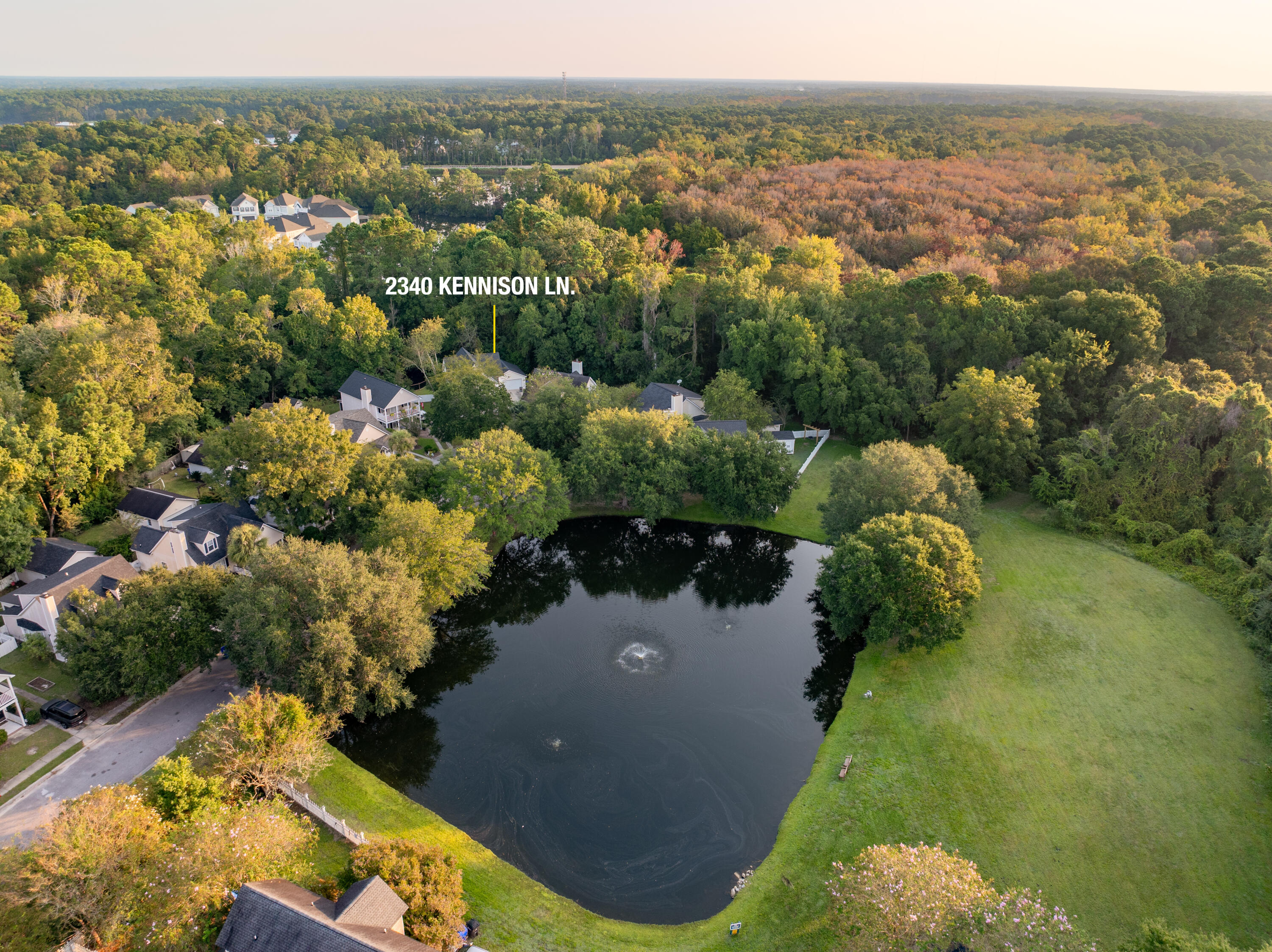 2340 Kennison Lane Mount Pleasant, SC 29466 - Photo 39 of 39 HOA pond right across from the home