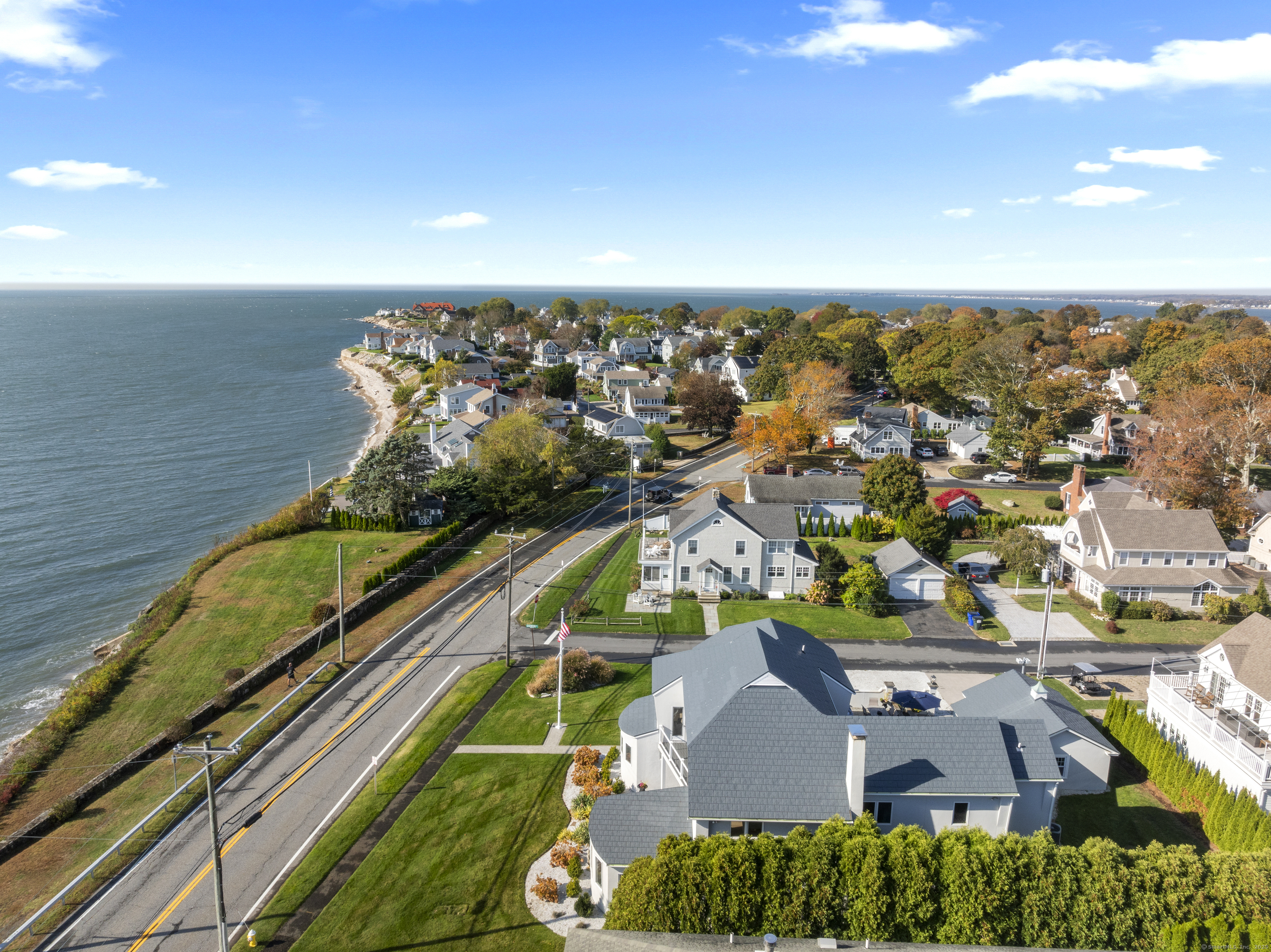 372 Maple Avenue Old Saybrook, CT 06475 - Photo 3 of 40 an aerial view of a city