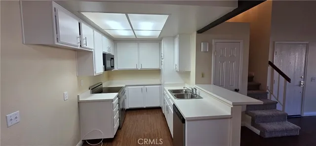 a room with storage and utility