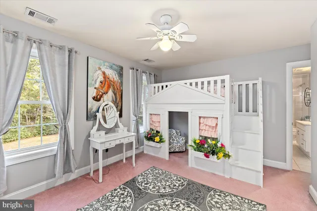 a view of a backyard with a tree