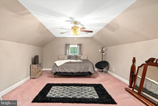 a view of a storage room with racks