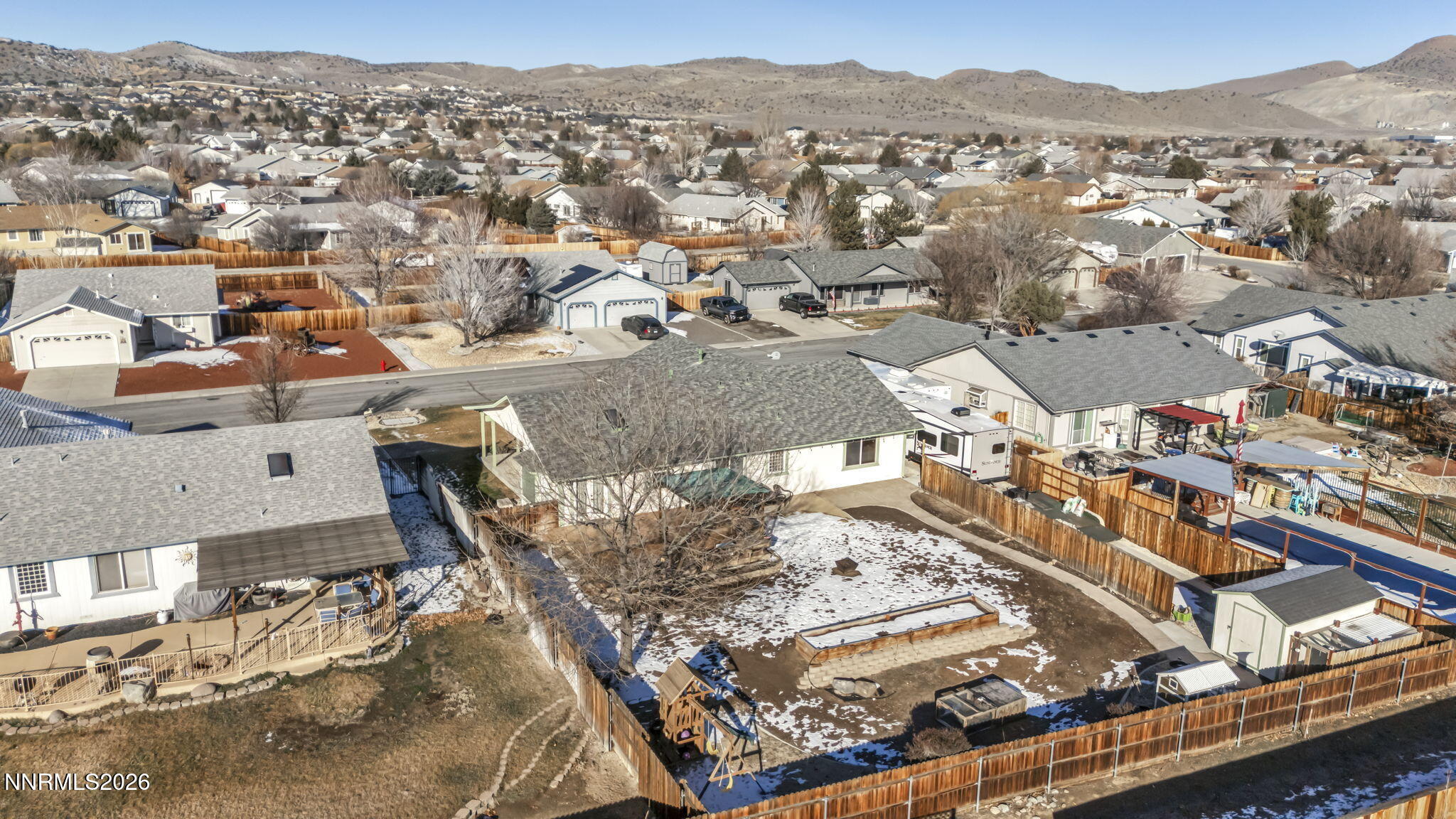 952 Red Falcon Way Spanish Springs, NV 89441 - Photo 43 of 46 an aerial view of a city