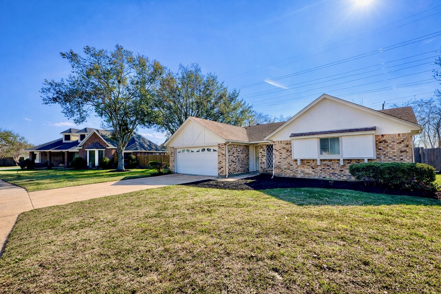 3739 Moonlite Drive Pasadena, TX 77505 - Photo 2 of 32 a front view of a house with a garden