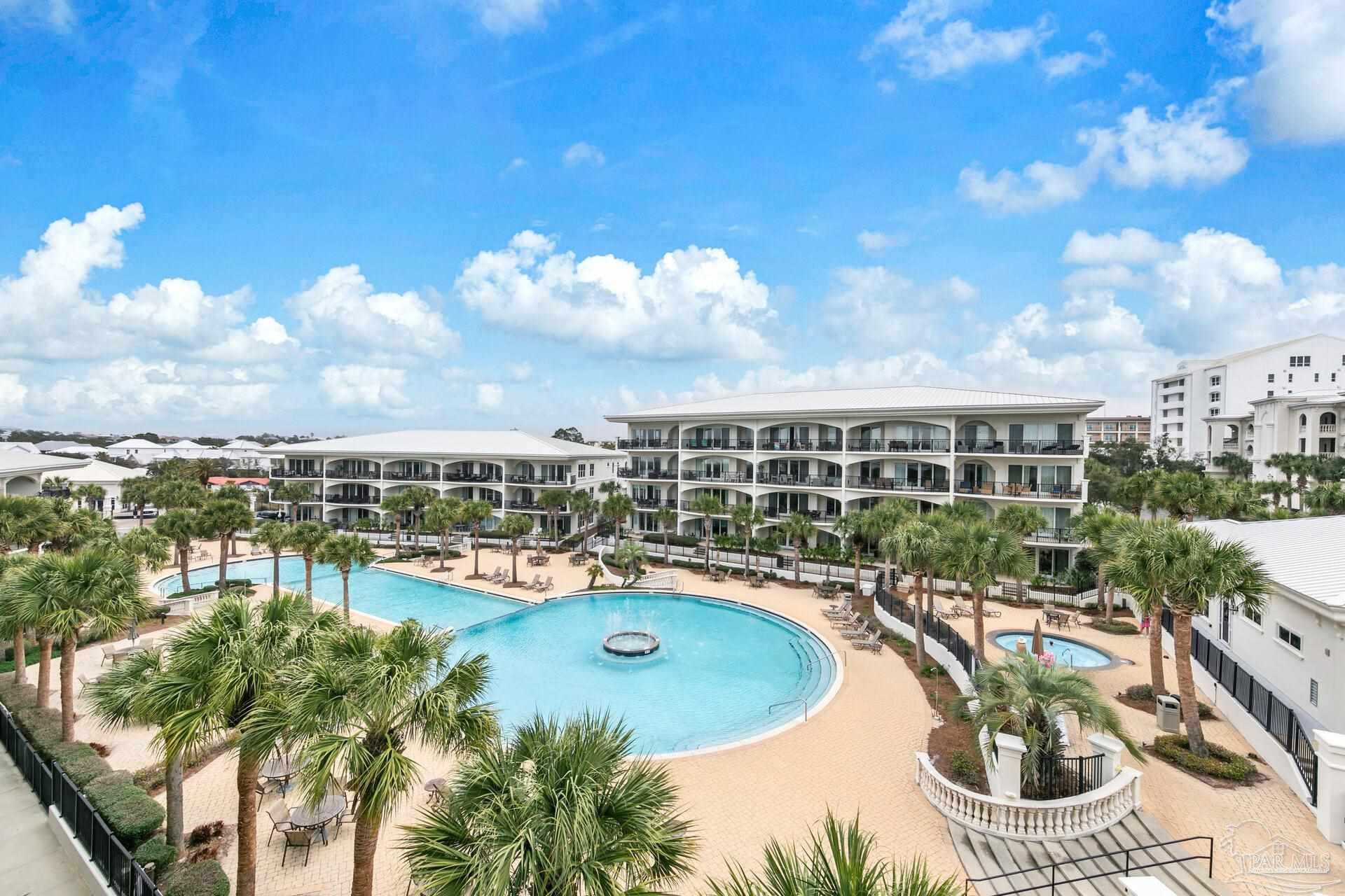 2421 West County Highway 30A, Unit G405 Santa Rosa Beach, FL 32459 - Photo 33 of 35 a view of a swimming pool with a patio