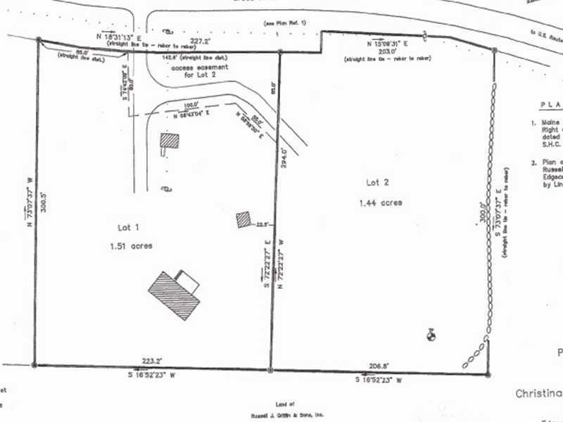0 Cross Road Edgecomb, ME 04556 - Photo 4 of 4 Plat Map.