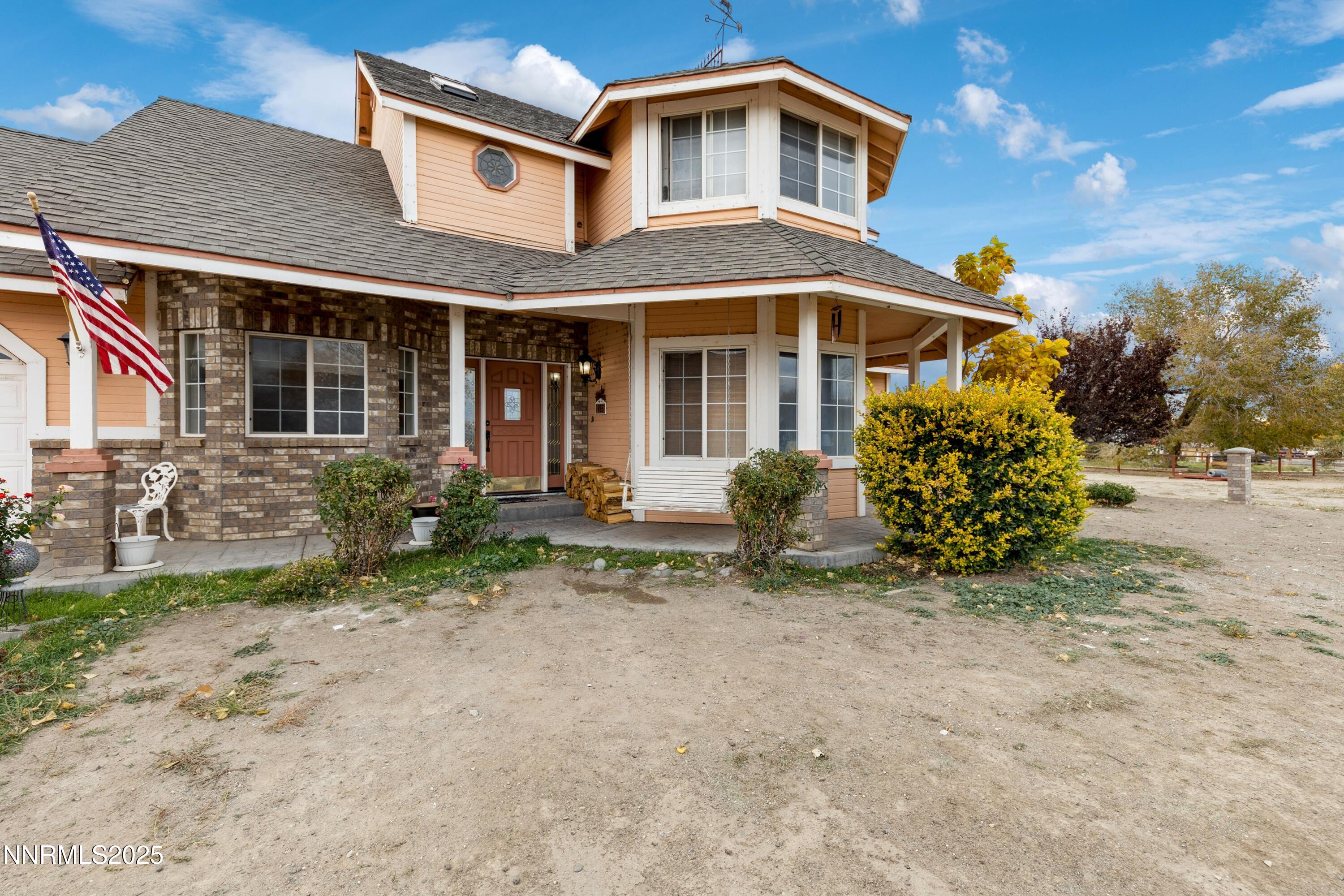 955 Carol Way Fernley, NV 89408 - Photo 41 of 42 front view of a house with a yard