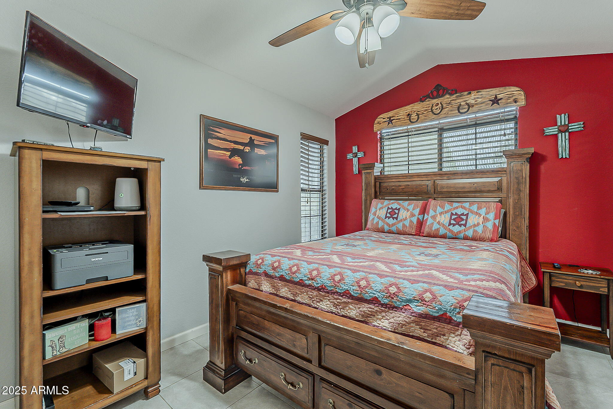 15205 North Ivory Drive, Unit B Fountain Hills, AZ 85268 - Photo 14 of 41 a bedroom with a bed and a bookshelf