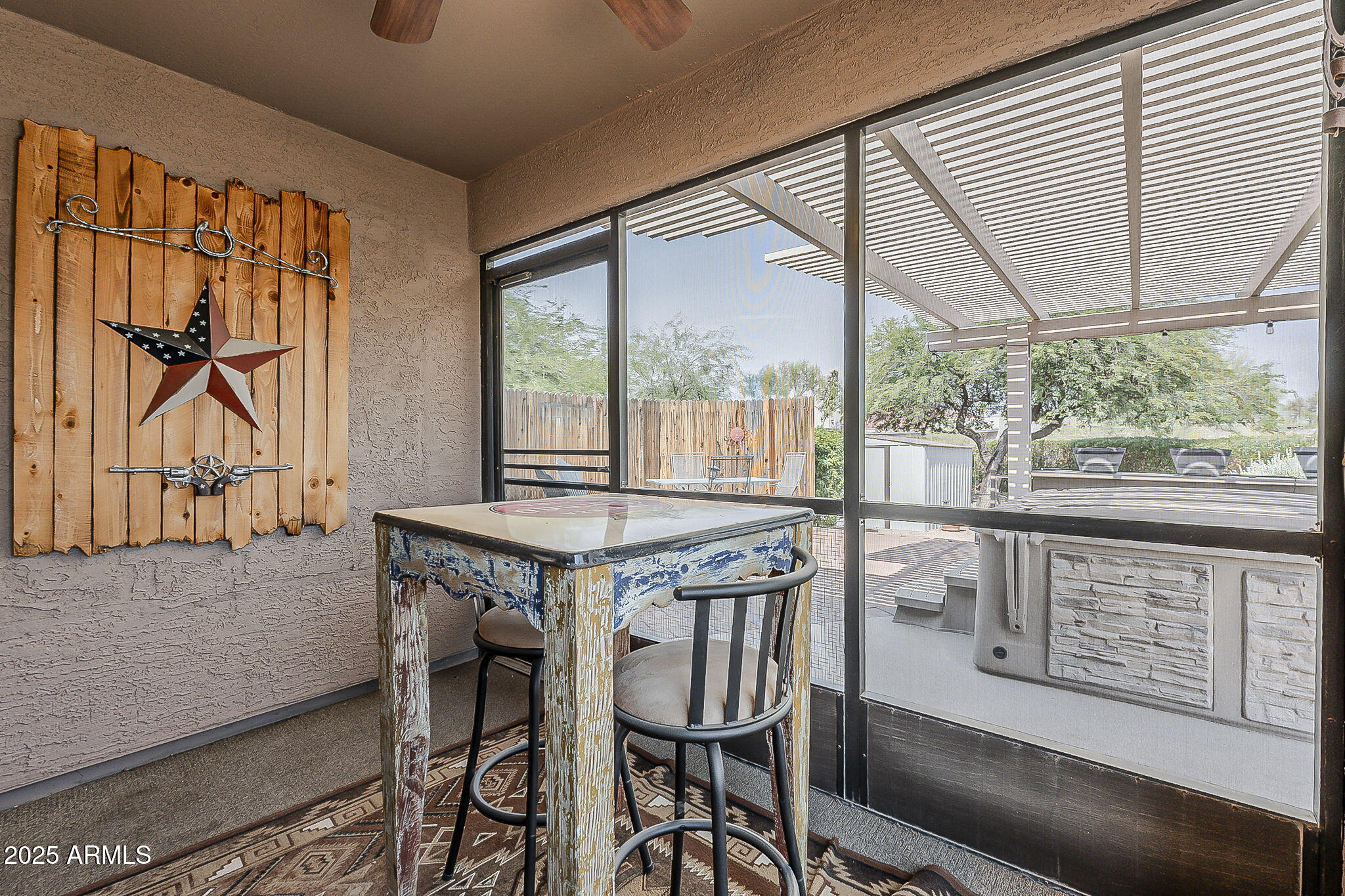 15205 North Ivory Drive, Unit B Fountain Hills, AZ 85268 - Photo 19 of 41 a view of a dining room with furniture window and outside view