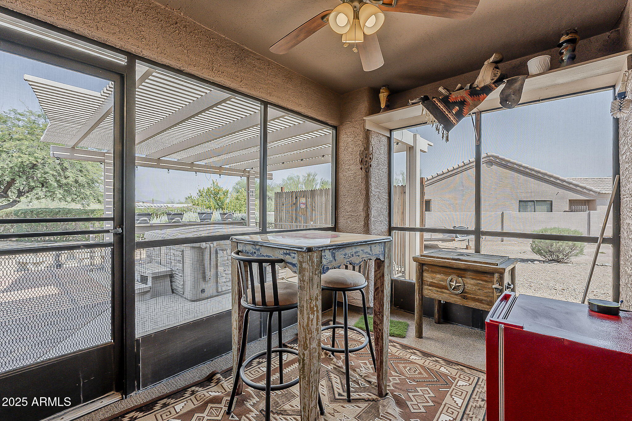 15205 North Ivory Drive, Unit B Fountain Hills, AZ 85268 - Photo 35 of 41 a view of a dining room with furniture window and outside view