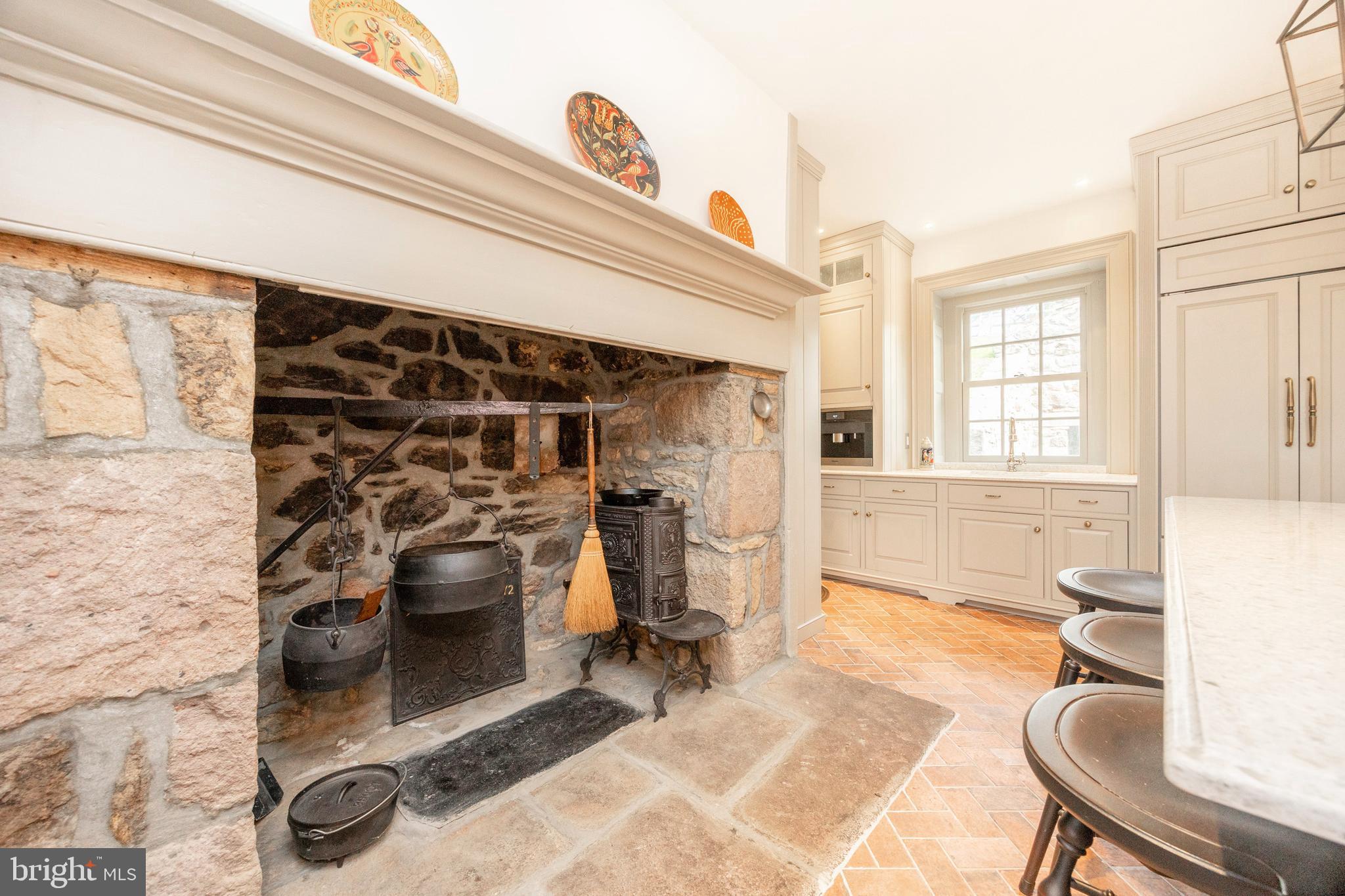 1551 Old Ridge Road Pottstown, PA 19465 - Photo 16 of 78 Original Walk-In Cooking Fireplace & Pot Crane