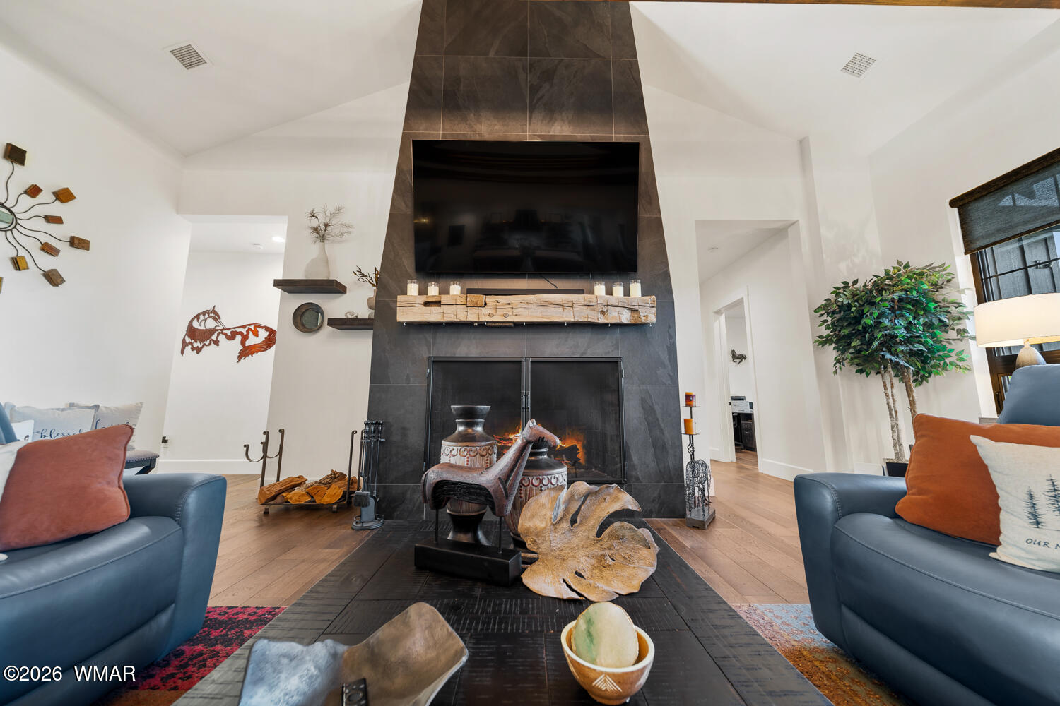 512 Fieldy Road Show Low, AZ 85901 - Photo 21 of 128 Striking Wood Burning Fireplace