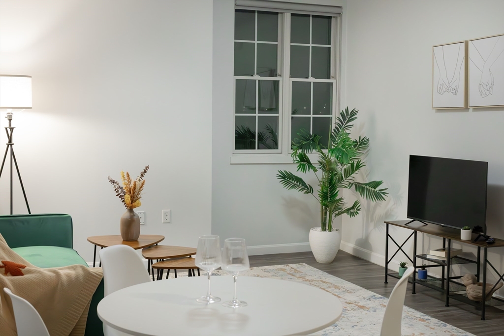 1505 Commonwealth Avenue, Unit 501 Boston, MA 02135 - Photo 3 of 10 a living room with furniture potted plant and a window