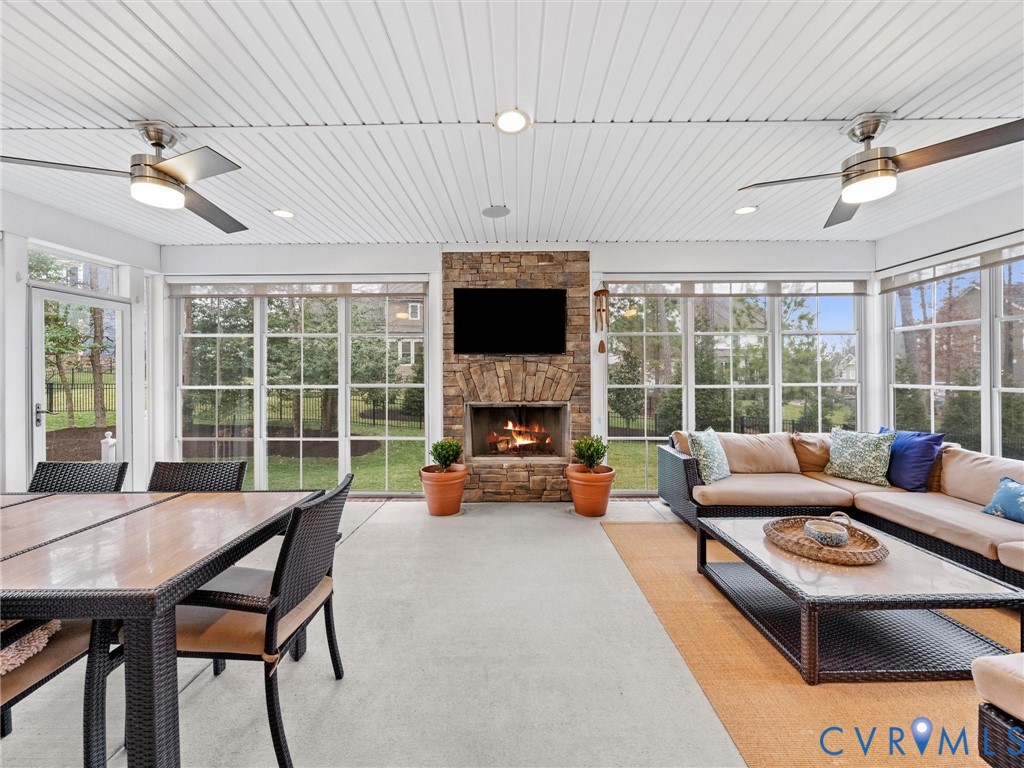 16507 Lambourne Road Midlothian, VA 23112 - Photo 33 of 75 Enclosed porch w/ vinyl windows