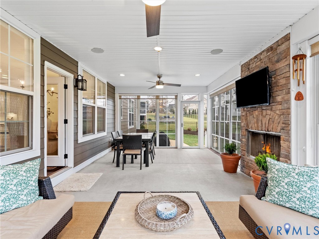 16507 Lambourne Road Midlothian, VA 23112 - Photo 35 of 75 Enclosed porch w/ vinyl windows