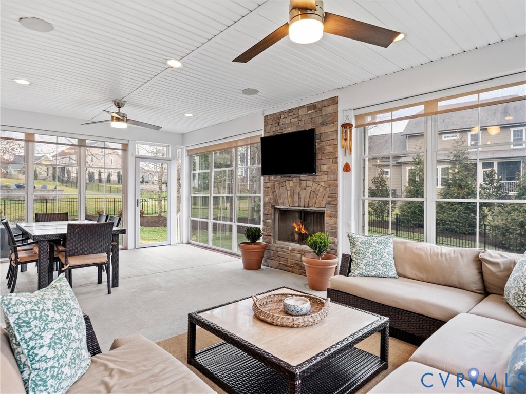 16507 Lambourne Road Midlothian, VA 23112 - Photo 36 of 75 Enclosed porch w/ vinyl windows