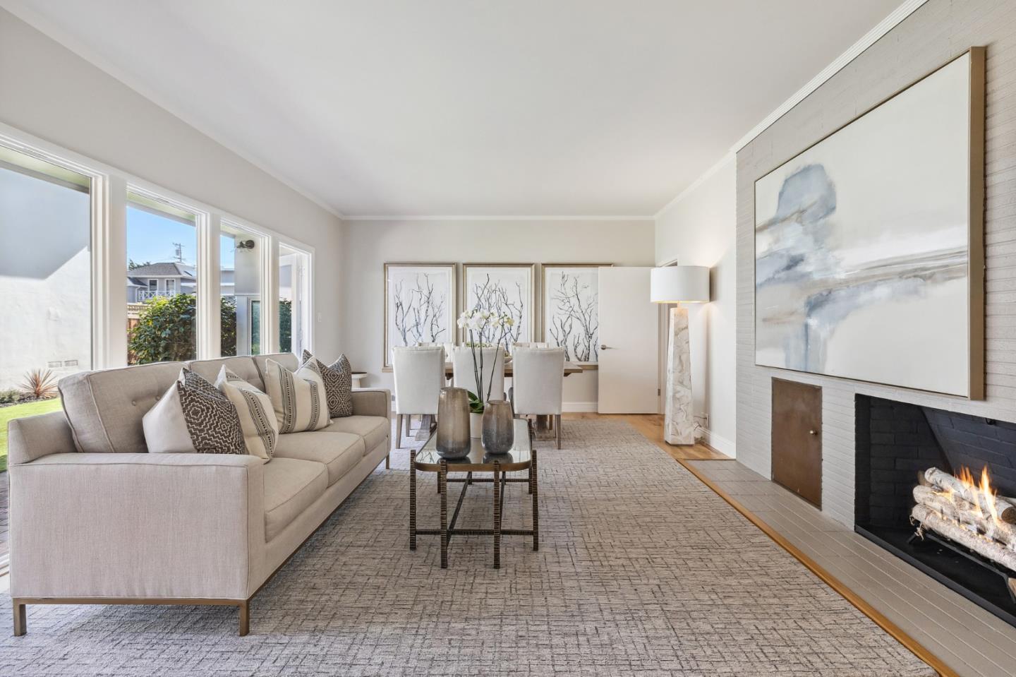 86 Cliffside Drive Daly City, CA 94015 - Photo 23 of 50 a living room with furniture and a fireplace