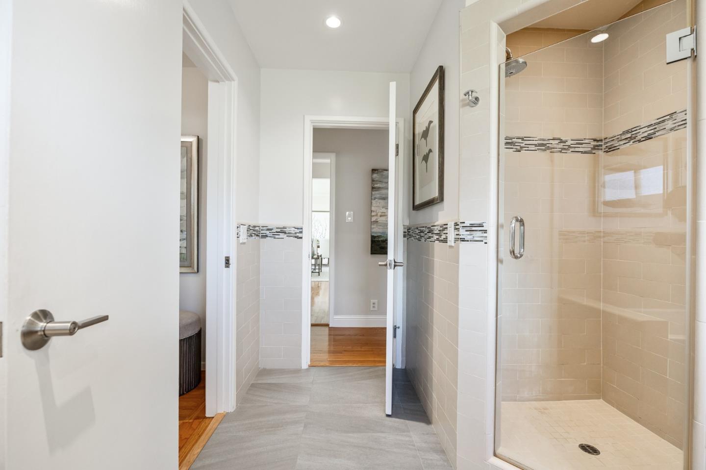 86 Cliffside Drive Daly City, CA 94015 - Photo 41 of 50 a bathroom with a shower and a glass door