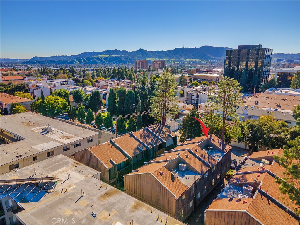 330 North 5th Street Burbank, CA 91501 - Photo 8 of 13 an aerial view of a house with a ocean view