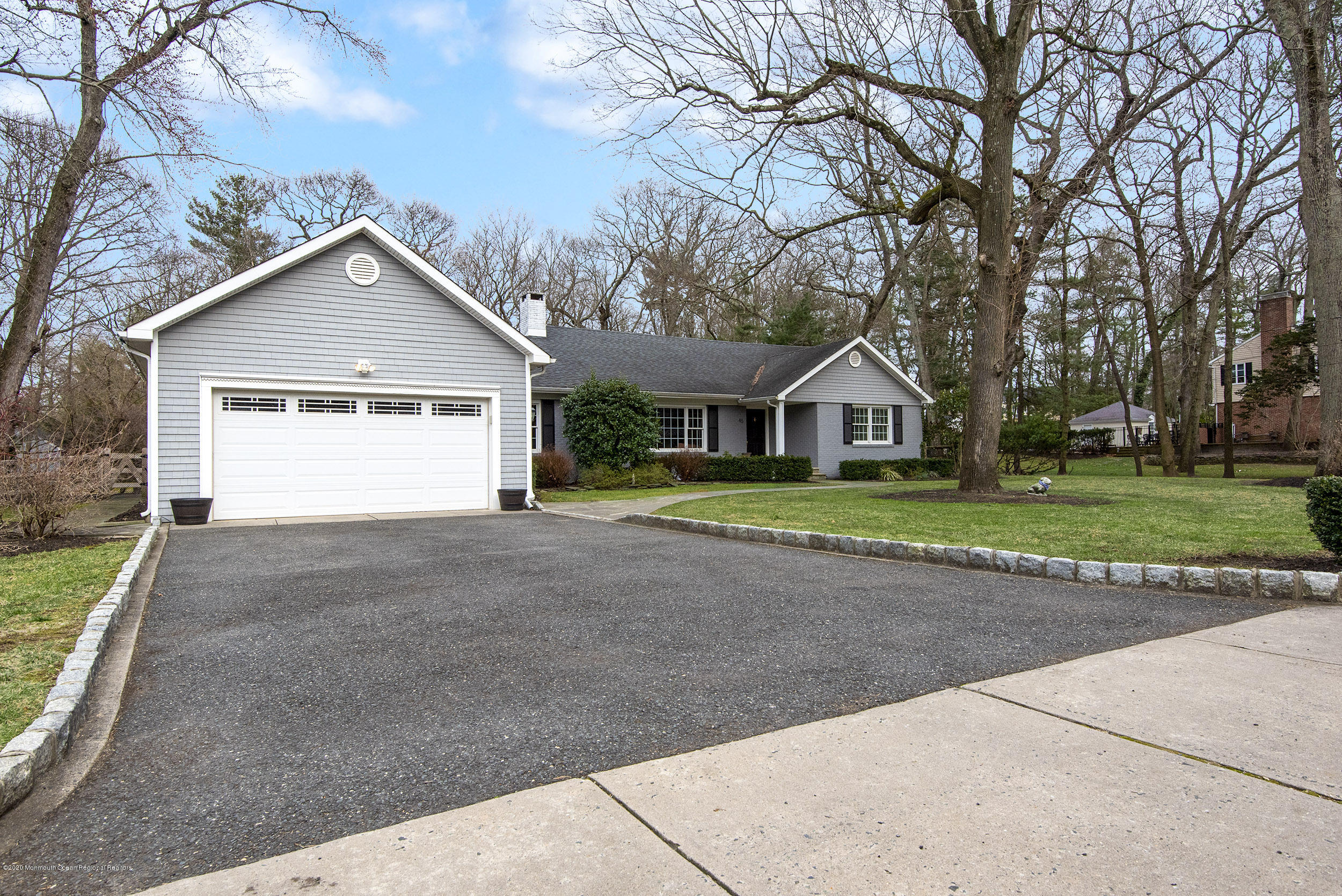 45 Hance Road Fair Haven, NJ 07704 - Photo 2 of 35 a view of a house with a yard and large trees