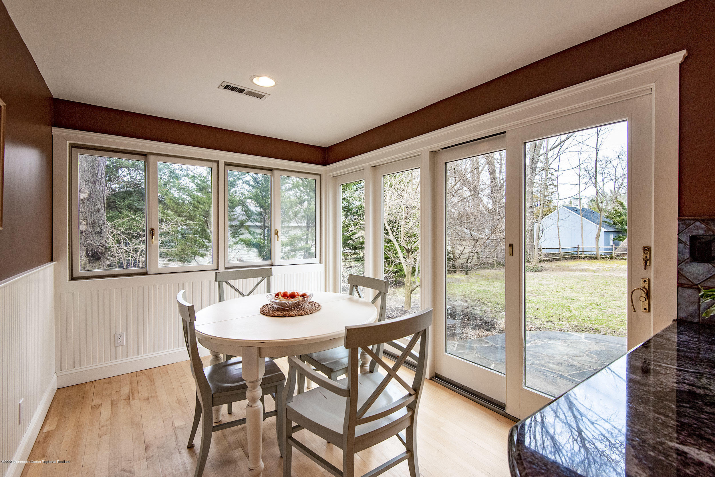 45 Hance Road Fair Haven, NJ 07704 - Photo 11 of 35 a view of a dining room with furniture window and wooden floor