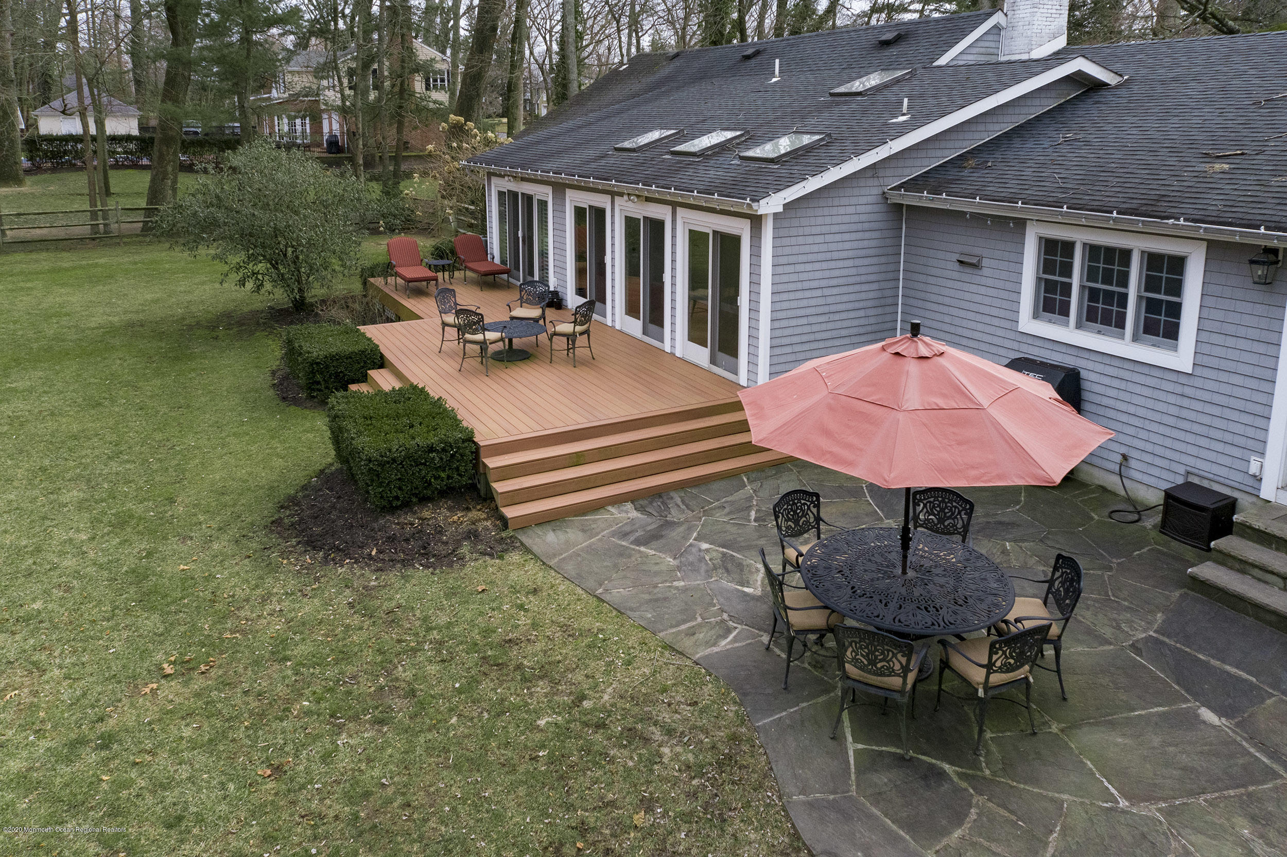 45 Hance Road Fair Haven, NJ 07704 - Photo 30 of 35 a view of a house with backyard and sitting area