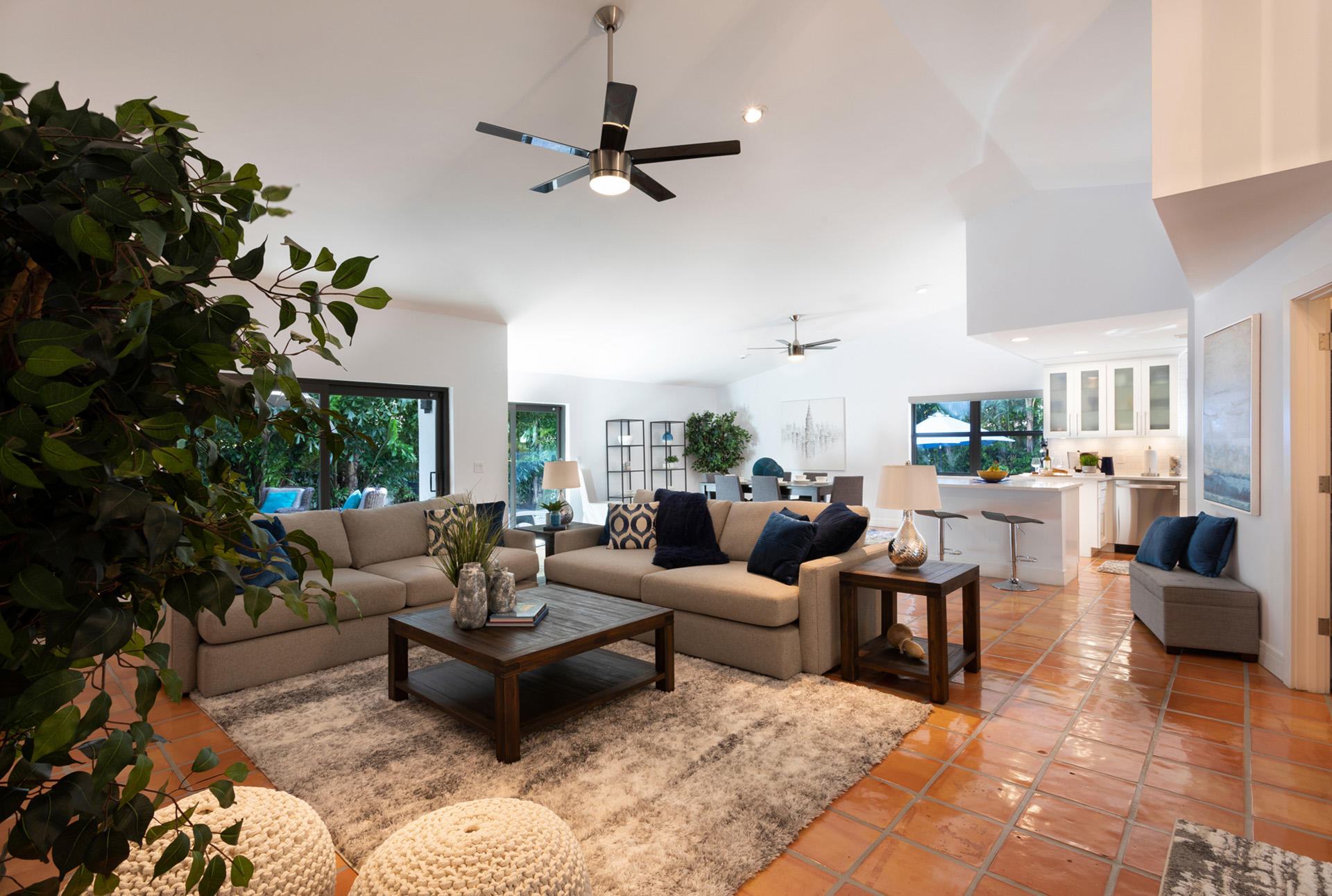 618 Eldorado Lane Delray Beach, FL 33444 - Photo 3 of 16 a living room with furniture and a chandelier