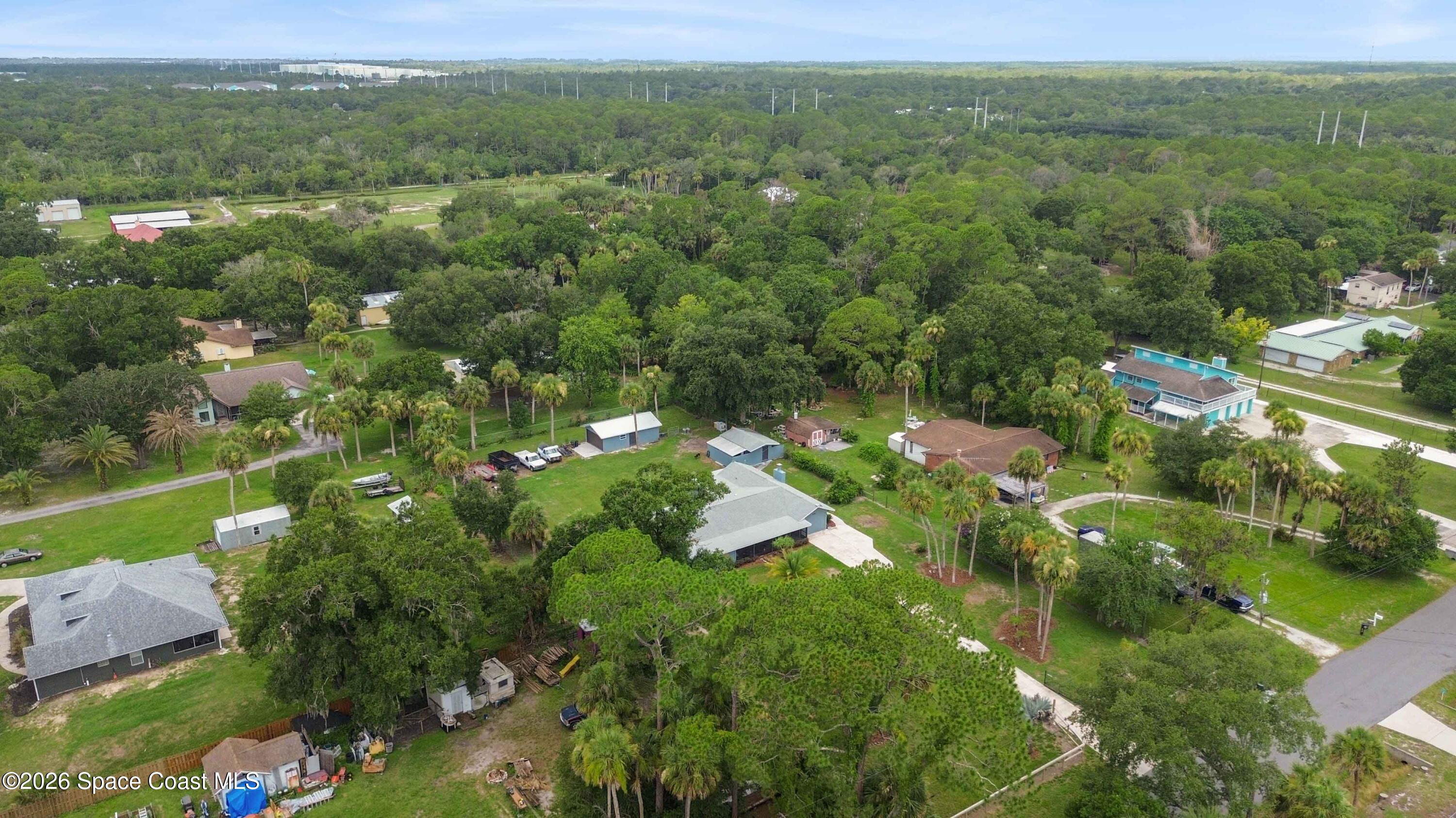4105 Rector Road Cocoa, FL 32926 - Photo 42 of 49 Aerial of Property