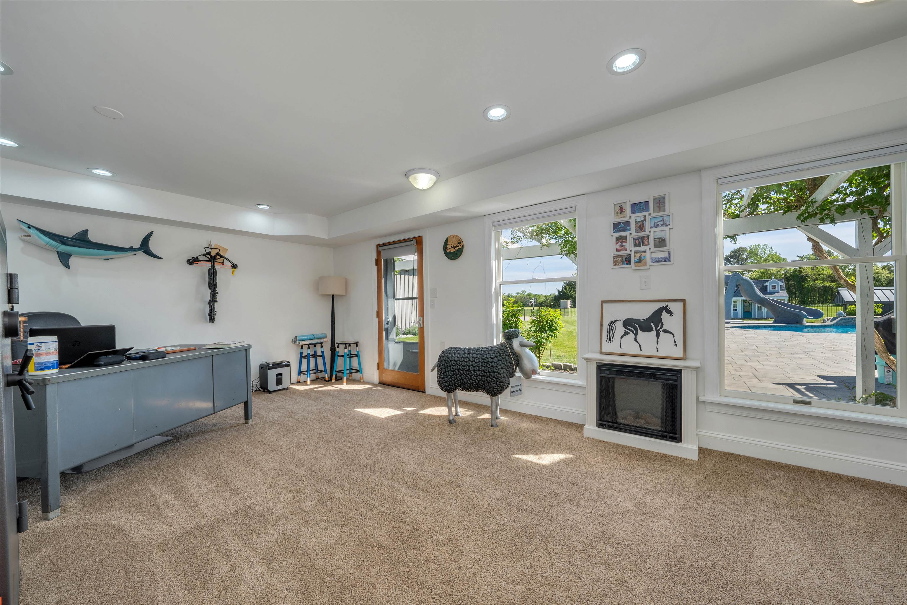 892 Weeks Landing Road Erma, NJ 08204 - Photo 38 of 50 a living room with furniture window and fireplace