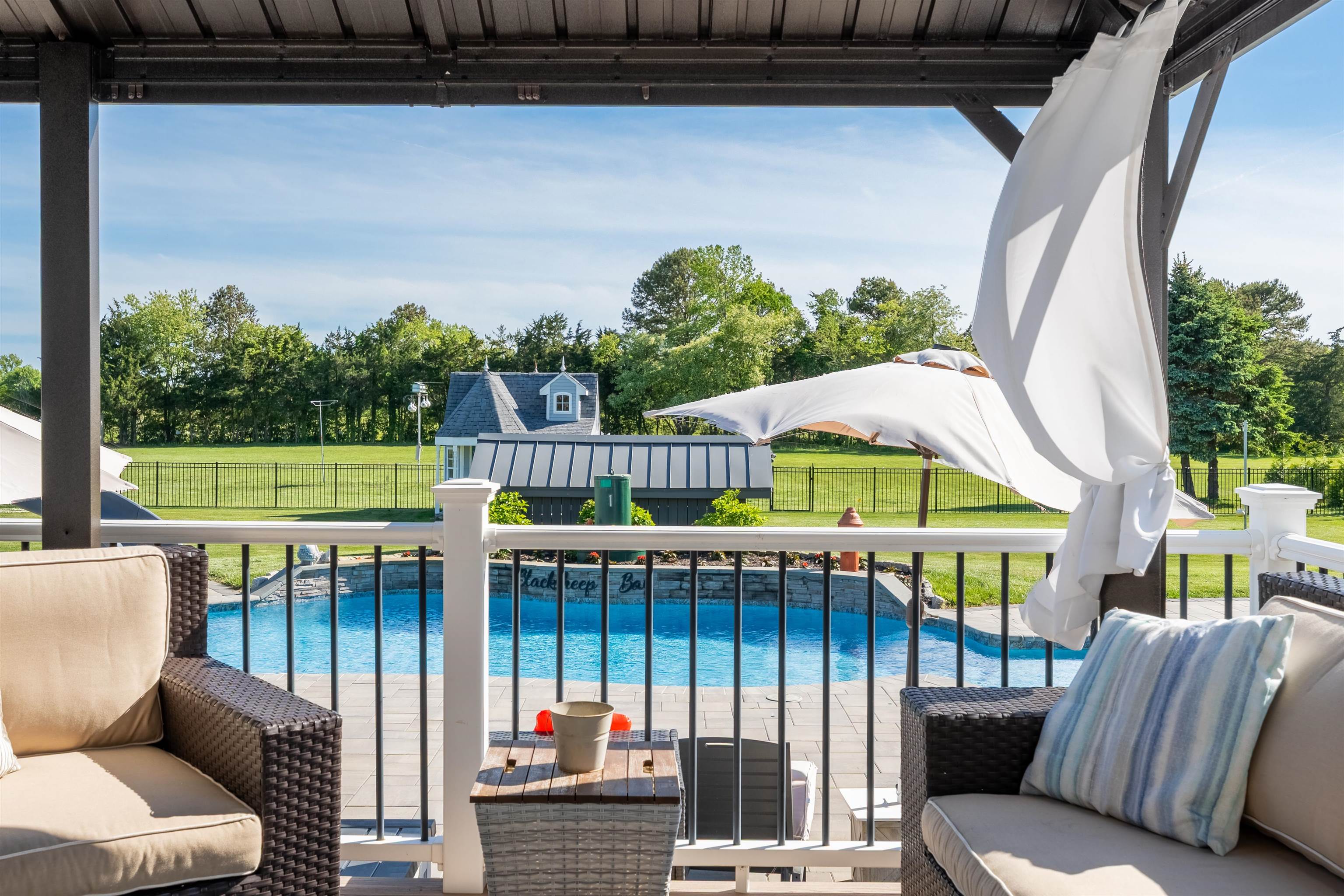 892 Weeks Landing Road Erma, NJ 08204 - Photo 46 of 50 a view of deck with furniture and garden