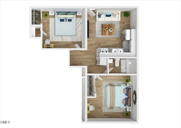 a view of living room with furniture and window