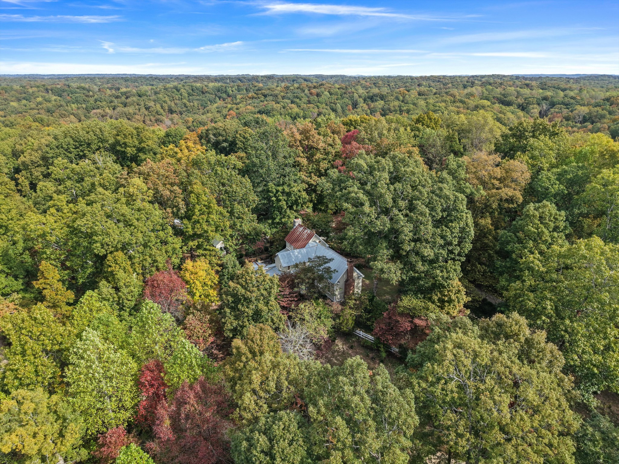 5180 Fire Tower Road Franklin, TN 37064 - Photo 94 of 98 an aerial view of residential houses with outdoor space and trees