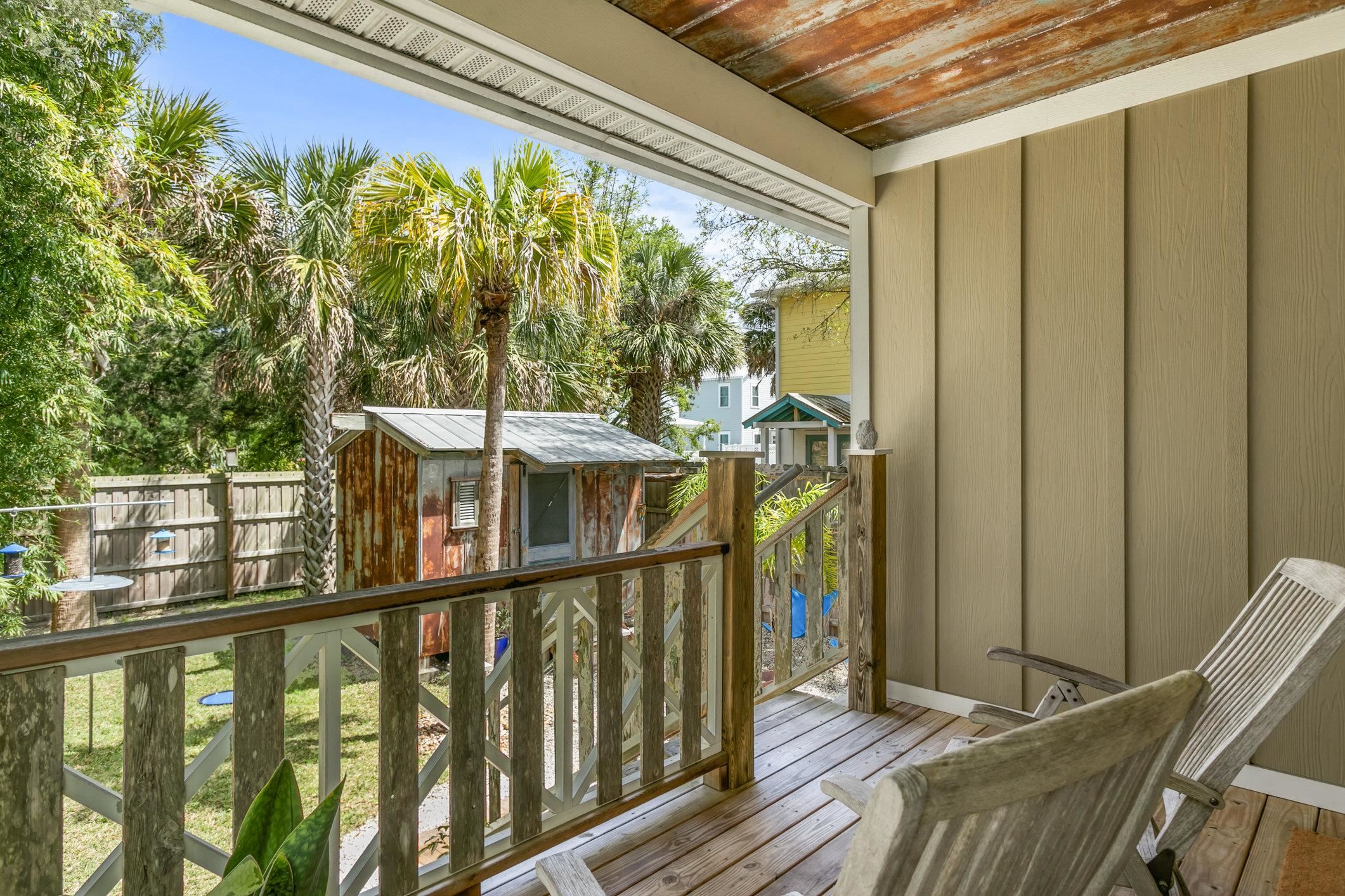 249 Riberia Street St. Augustine, FL 32084 - Photo 29 of 45 a view of a balcony with furniture