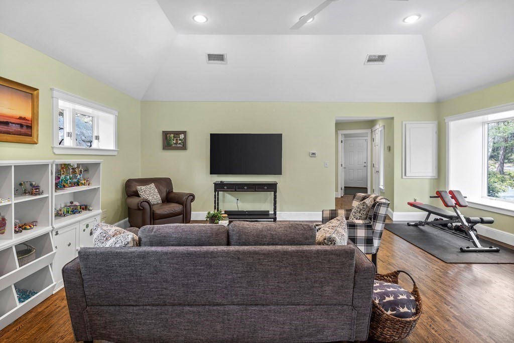 15 Forster Road Manchester, MA 01944 - Photo 22 of 42 a living room with furniture and a flat screen tv