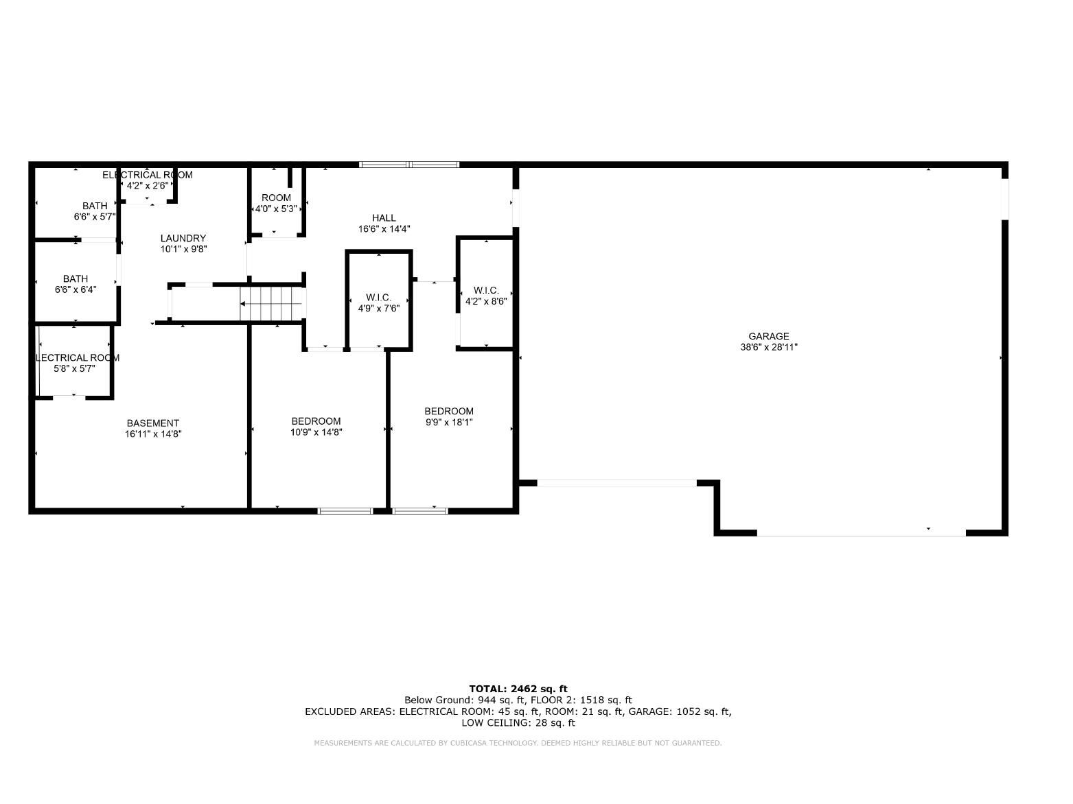 61151 Parrell Road Bend, OR 97702 - Photo 47 of 47 lower level floor plan