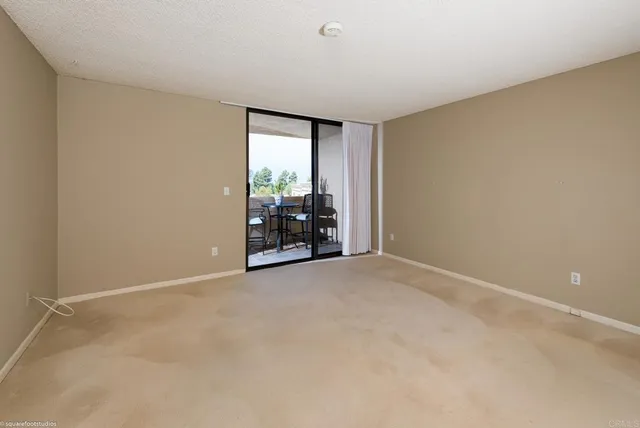 an empty room with window