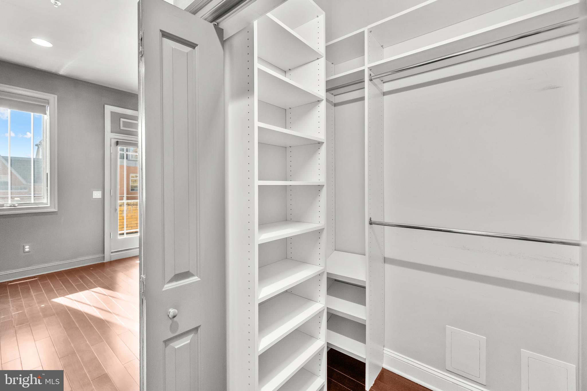 151 V Street Northwest, Unit 4 Washington, DC 20001 - Photo 32 of 49 a view of an empty walk in closet