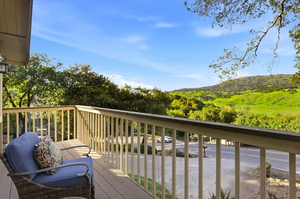 a view of a building with a window