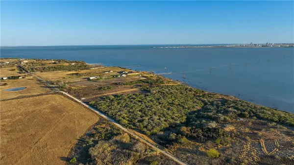 a view of an ocean and beach