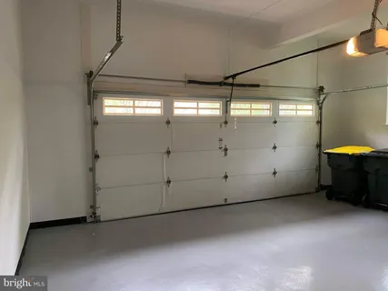 a view of a garage