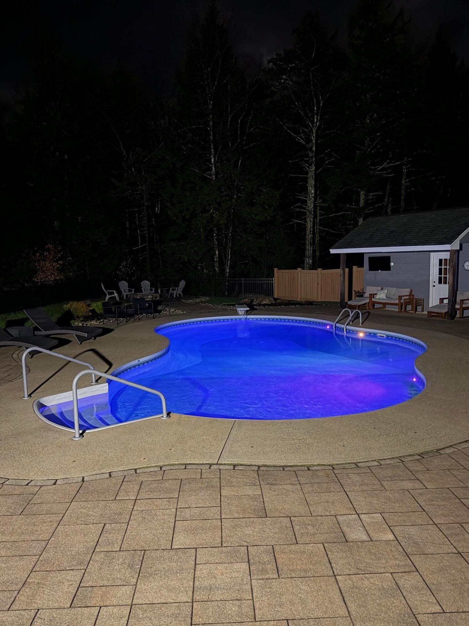 11 Cross Ridge Drive Windham, ME 04062 - Photo 69 of 69 crossridge pool at night