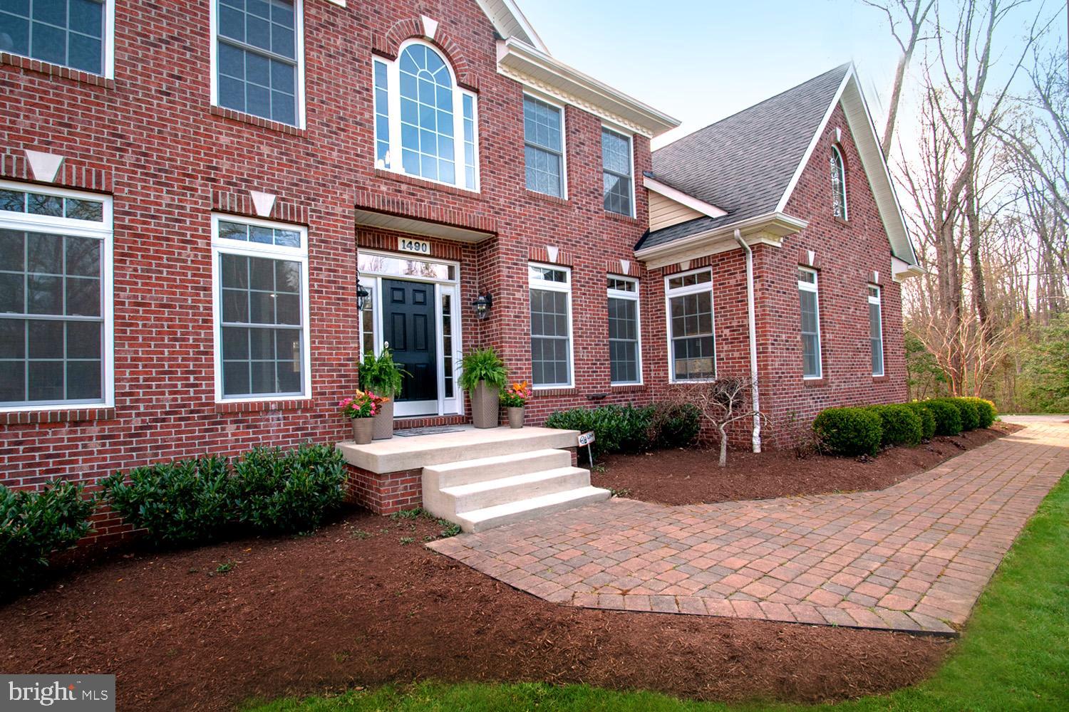 1490 Shot Town Road Annapolis, MD 21409 - Photo 20 of 40 Elegant Landscaped Entry with Paver Walkway