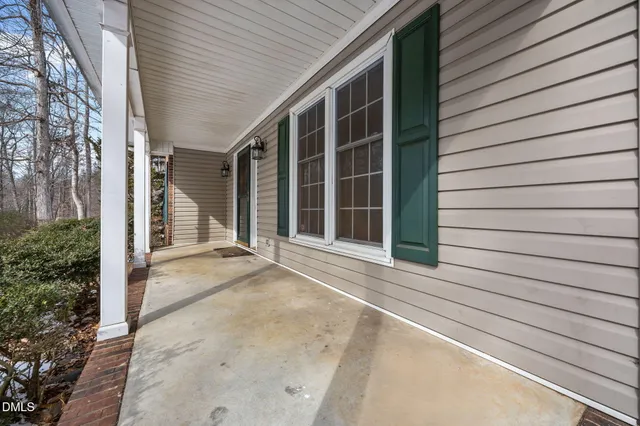 a view of a entryway door the house