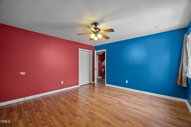 a view of a wooden deck